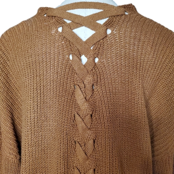 Mine Women's Knitted Brown Cardigan Sz L - Picture 4 of 7